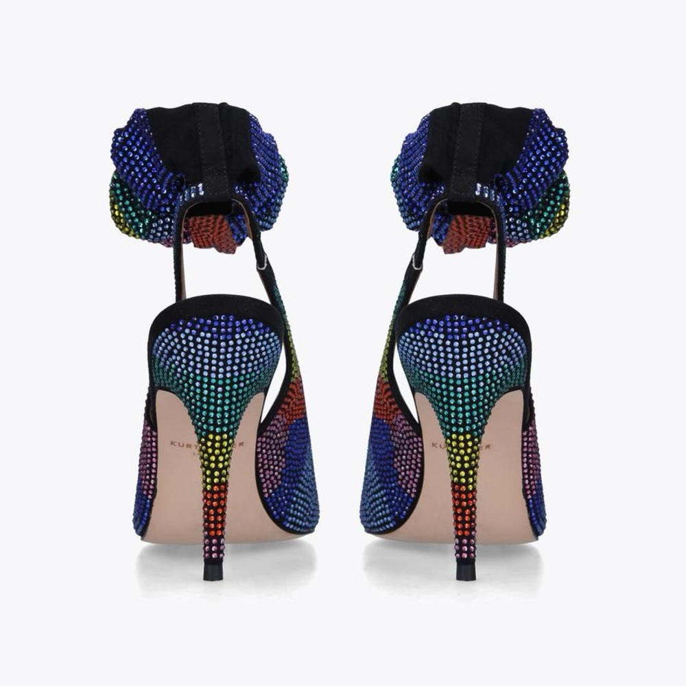 Kurt Geiger Multicolor Rhinestone Heels - Picture 3 of 6